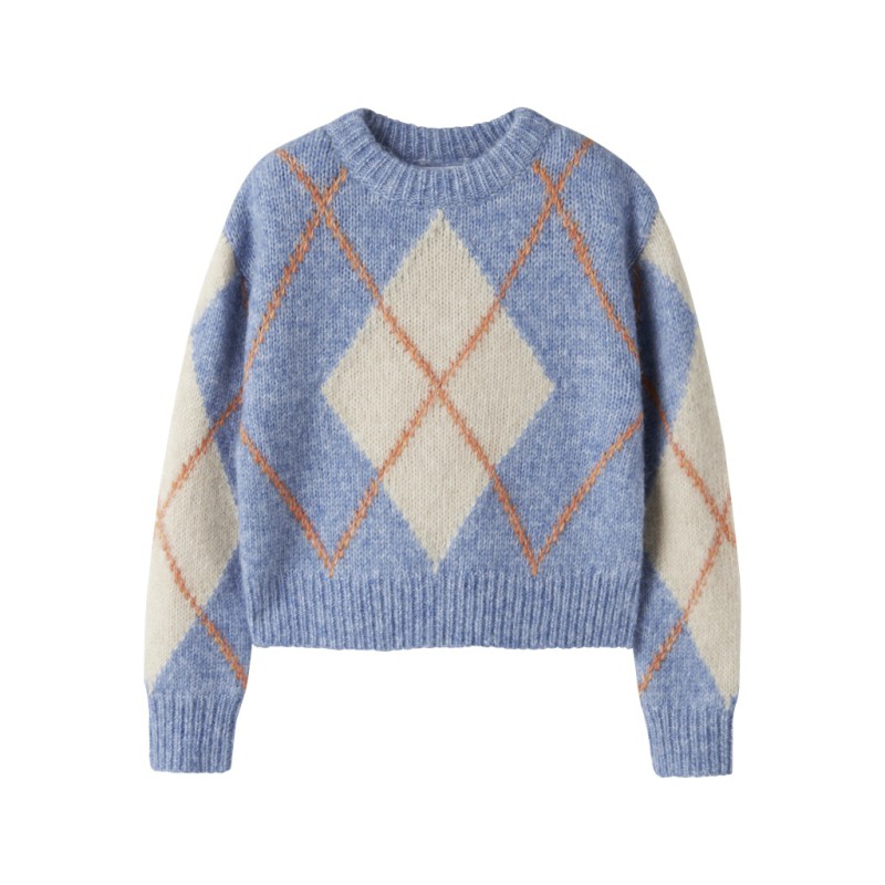 NAME IT KIDS Noreeen langærmet strik - Provence