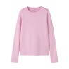 NAME IT KIDS Nolovo langærmet slim bluse - Bogionia Pink