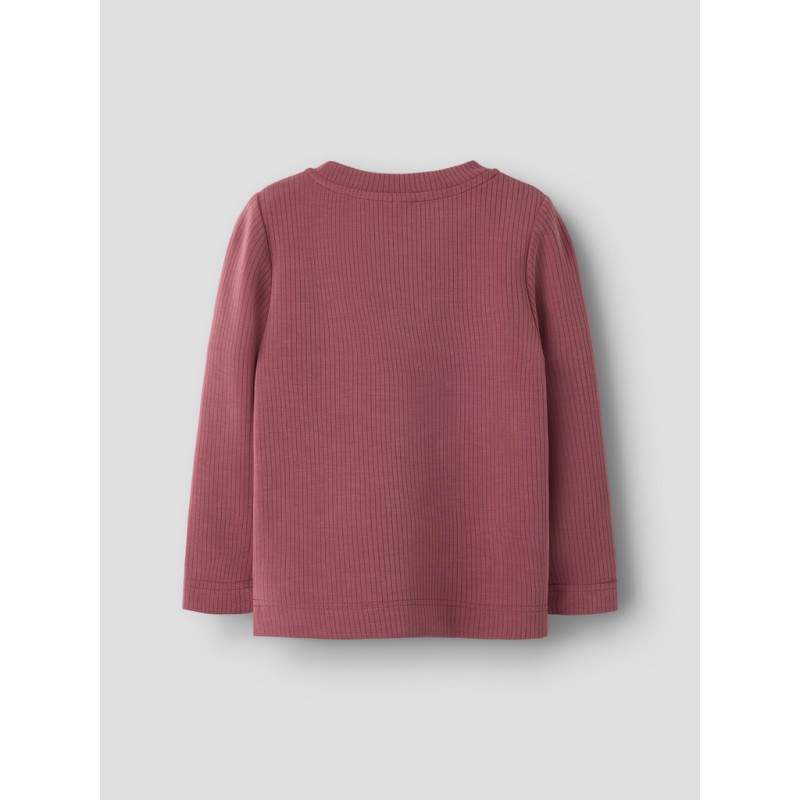 NAME IT MINI Noleo langærmet bluse - Wild Ginger
