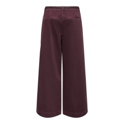 ONLY Silla baggy wide leg bukser - Fudge
