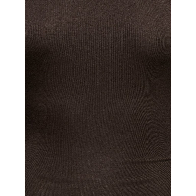 ONLY Estrid langærmet bluse - Coffee Bean