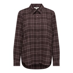 ONLY Wren skjorte - Black / Checked forge