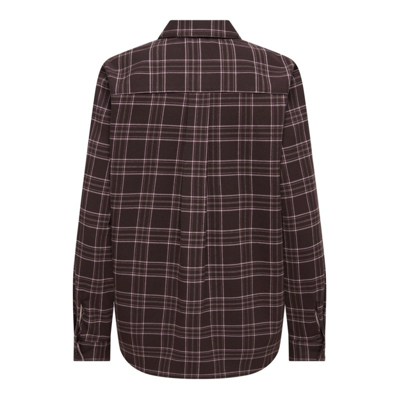 ONLY Wren skjorte - Black / Checked forge