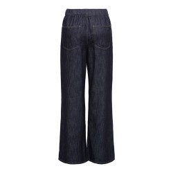 ONLY Mariko high waist wide leg denim jeans - Dark Blue Denim