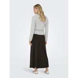 ONLY Cher langærmet strikcardigan - Light Grey Melange