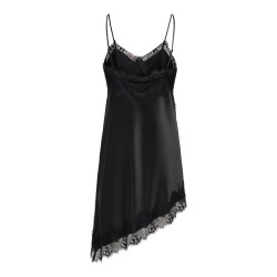 ONLY Indona strap satin blonde kjole - Black