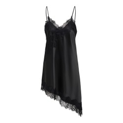 ONLY Indona strap satin blonde kjole - Black