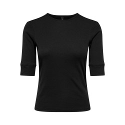 ONLY Kira 2/4 T-shirt - Black