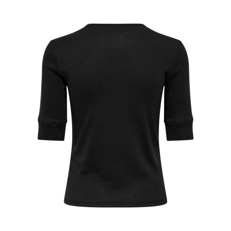 ONLY Kira 2/4 T-shirt - Black