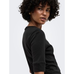 ONLY Kira 2/4 T-shirt - Black
