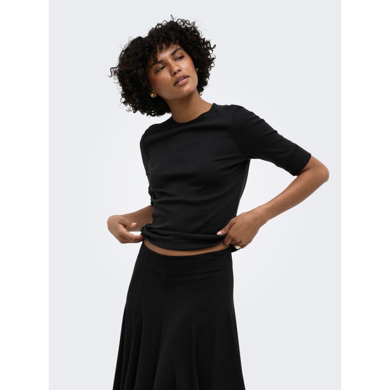 ONLY Kira 2/4 T-shirt - Black