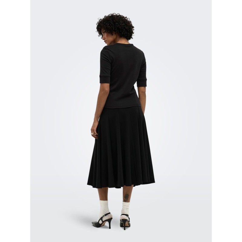 ONLY Kira 2/4 T-shirt - Black