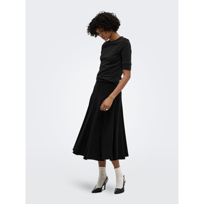 ONLY Kira 2/4 T-shirt - Black