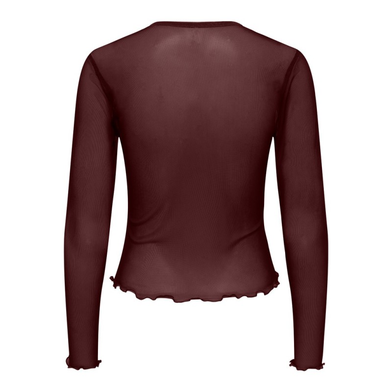 ONLY Nox langærmet bluse - Decadent Chocolate