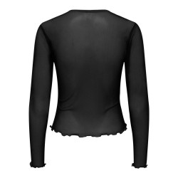 ONLY Nox langærmet bluse - Black