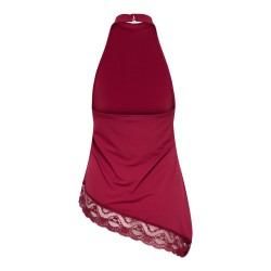 ONLY Aria halterneck blonde top - Rumba Red