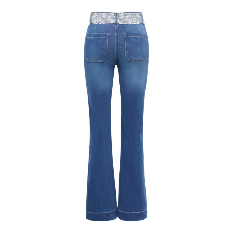 ONLY Cara slim blonde tørklæde - Birch