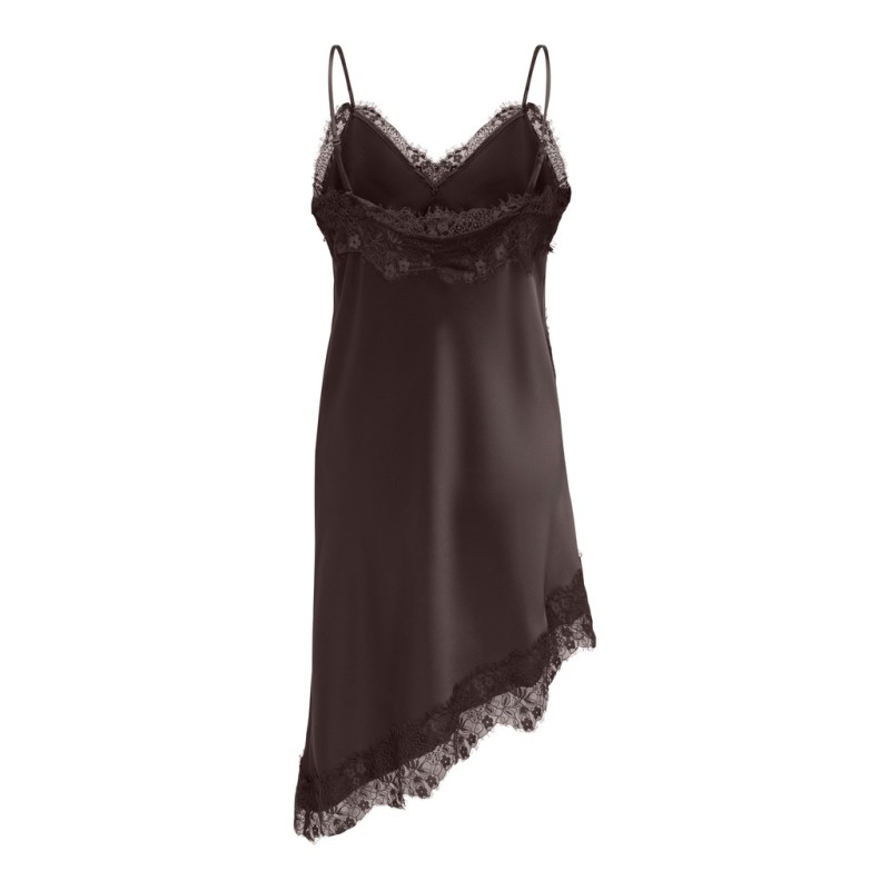 ONLY Indona strap satin blonde kjole - Chocolate Torte