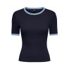 ONLY Val contrast T-shirt - Night Sky