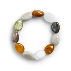 PIECES Alma armbånd - Gold Colour / Multi