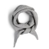 PIECES Komma trekantet tørklæde - Medium Grey Melange