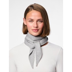 PIECES Komma trekantet tørklæde - Medium Grey Melange