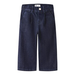 NAME IT MINI Rose wide glitter jeans - Dark Blue Denim
