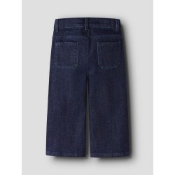 NAME IT MINI Rose wide glitter jeans - Dark Blue Denim