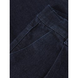 NAME IT MINI Rose wide glitter jeans - Dark Blue Denim