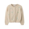 NAME IT KIDS Nellie langærmet strikcardigan - Peyote
