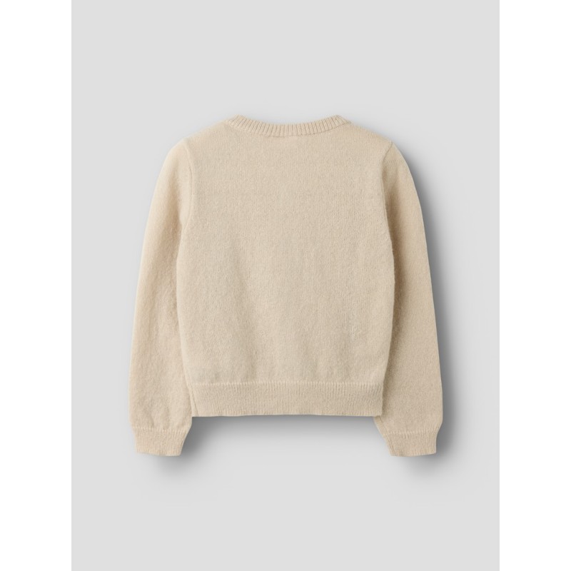 NAME IT KIDS Nellie langærmet strikcardigan - Peyote