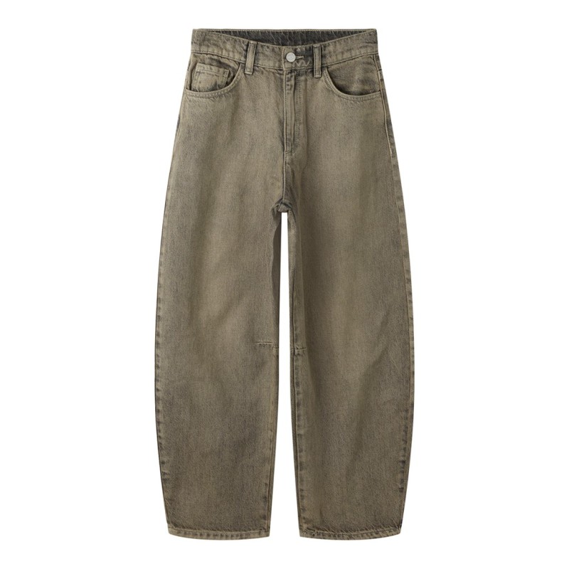 NAME IT KIDS Ben barrel jeans - Brown Denim