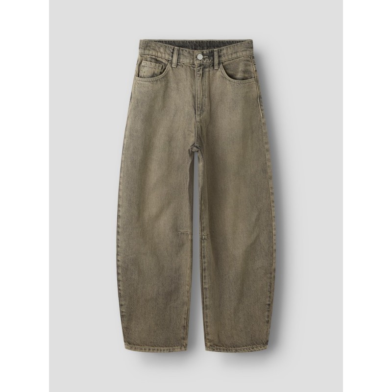 NAME IT KIDS Ben barrel jeans - Brown Denim