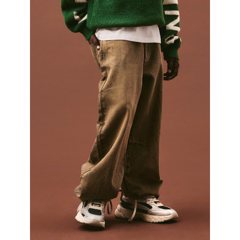 NAME IT KIDS Ben barrel jeans - Brown Denim