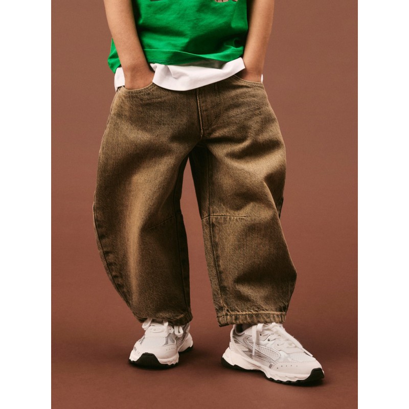NAME IT MINI Ben Barrel jeans - Brown Denim