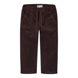 NAME IT MINI Omega fløjlsbukser - Chocolate Plum