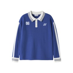NAME IT KIDS Nima langærmet loose strikpolo - Surf the Web