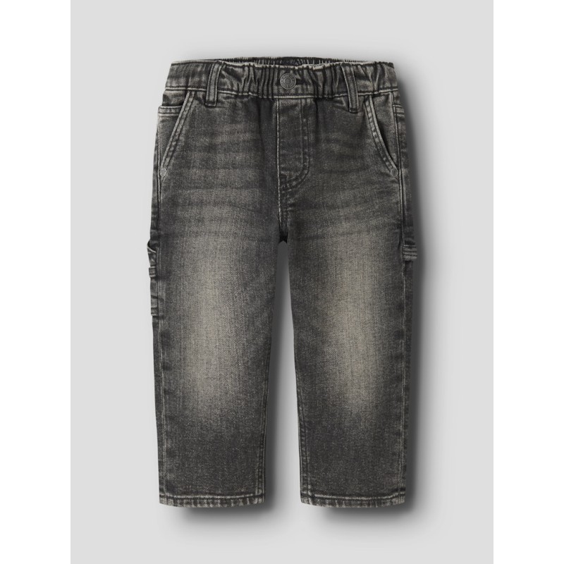 NAME IT MINI dreng - Ben tapered jeans - Brown Denim