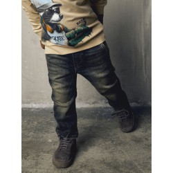 NAME IT MiINI Ben tapered jeans - Brown Denim