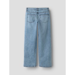 LMTD Birm low waist straight denim jeans - Light Blue Denim