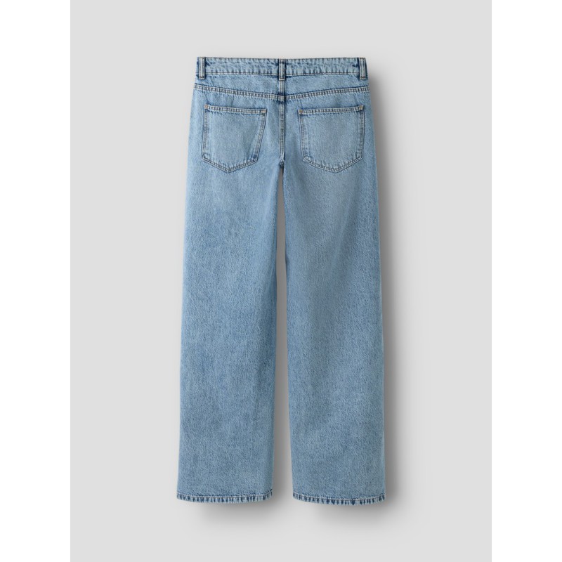 LMTD Birm low waist straight denim jeans - Light Blue Denim