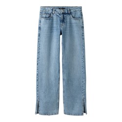 LMTD Birm low waist straight denim jeans - Light Blue Denim