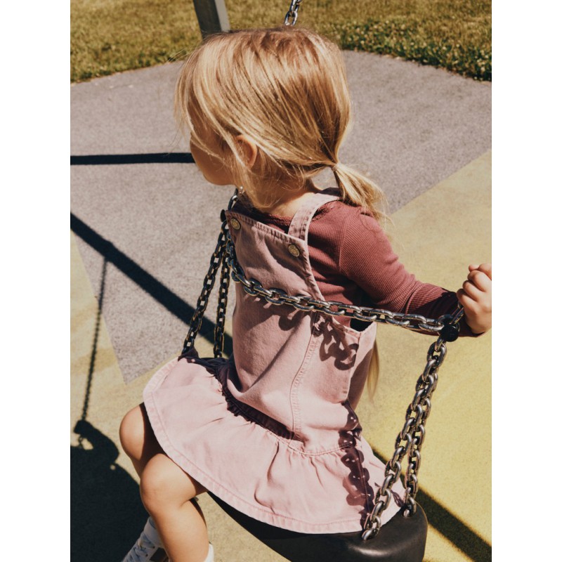 NAME IT MINI Maja denim spencerkjole - Wild Ginger