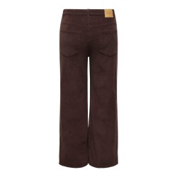 ONLY CARMAKOMA Hope global high waist brede bukser - Black Coffee