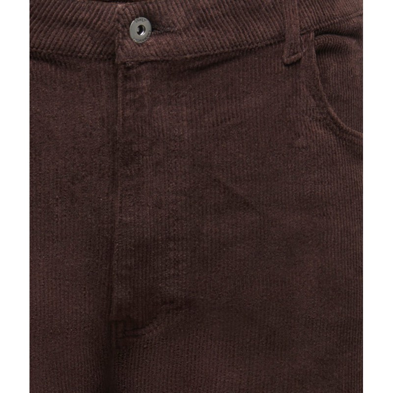 ONLY CARMAKOMA Hope global high waist brede bukser - Black Coffee