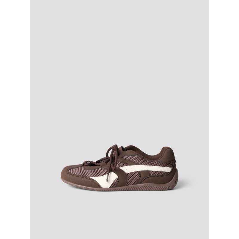 NAME IT KIDS Nomi sneakerina - Seal Brown