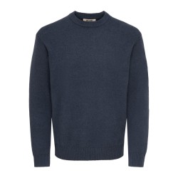 ONLY & SONS James relaxed striktrøje - Turbulence