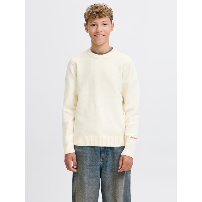 JACK & JONES JUNIOR Norrebro strik sweater - Sea Salt