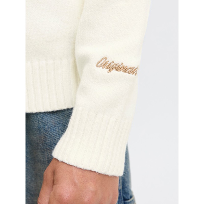 JACK & JONES JUNIOR Norrebro strik sweater - Sea Salt