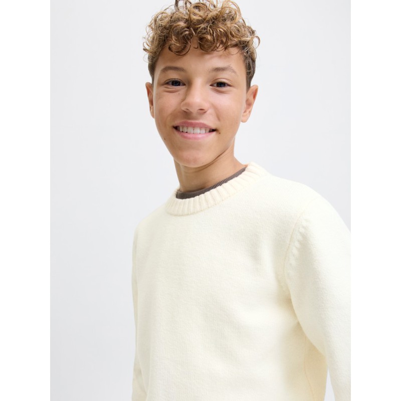 JACK & JONES JUNIOR Norrebro strik sweater - Sea Salt